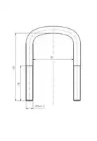 СТРЕМЯ РЕССОРЫ ПОДВЕСКИ. STR50206 S-TR
