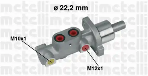 Цилиндр сцепления METELLI 05-0365
