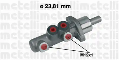Цилиндр сцепления METELLI 05-0367