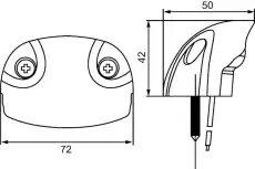 Фонарь габаритный HELLA 2KA357013001