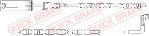 Датчик тормозных колодок QUICK BRAKE WS0296A