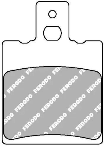 Тормозные колодки FDB2081AG FERODO