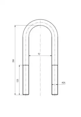 Leaf spring shackle STR50310 S-TR
