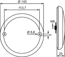 Фонарь задний HELLA 2NE357026031