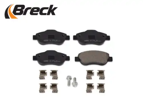 Тормозные колодки дисковые передняя ось BRECK 240720070200