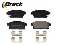 Тормозные колодки дисковые BRECK 250340070110