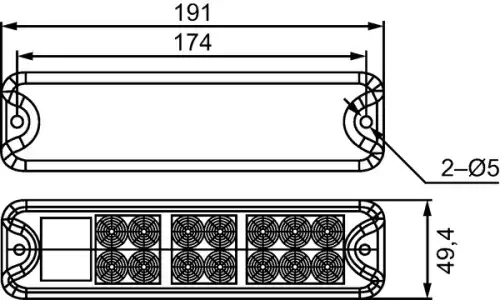 Автолампа HELLA 2VA357021001