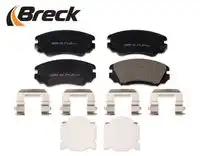 Тормозные колодки дисковые BRECK 244150070110