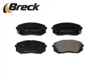 Тормозные колодки дисковые BRECK 245010070100