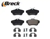 Тормозные колодки дисковые BRECK 245780070200
