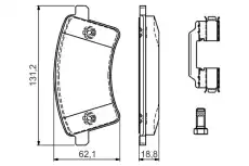 Тормозные колодки дисковые BOSCH 0 986 494 612