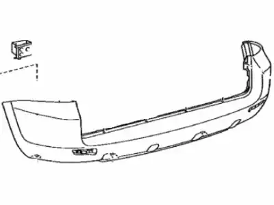 COVER,RR BUMPER 5215942914 TOYOTA / LEXUS