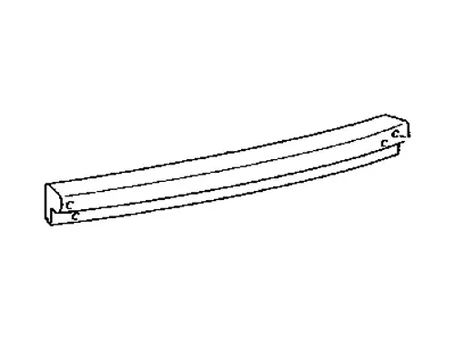 REINFORCEMENT, RR 5217153020 TOYOTA / LEXUS