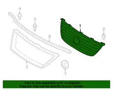 Решетка радиатора TOYOTA / LEXUS 5311133270