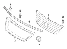 Решетка радиатора TOYOTA / LEXUS 5311133270