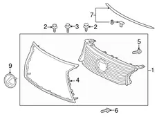 Решетка радиатора TOYOTA / LEXUS 5312150050