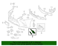 Решетка бампера TOYOTA / LEXUS 5314130340