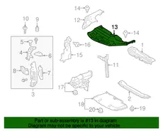 SEAL, COOL AIR 53295-24010 TOYOTA / LEXUS