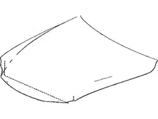 HOOD SUB-ASSY 5330153041 TOYOTA / LEXUS