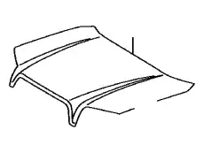 INSULATOR, HOOD 53341-35130 TOYOTA / LEXUS