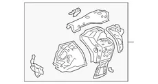 APRON SUB-ASSY, FR 5370230810 TOYOTA / LEXUS
