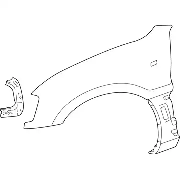FENDER SUB-ASSY, FR 5380142070 TOYOTA / LEXUS