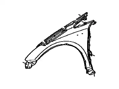 FENDER SUB-ASSY, FR 5380147070 TOYOTA / LEXUS