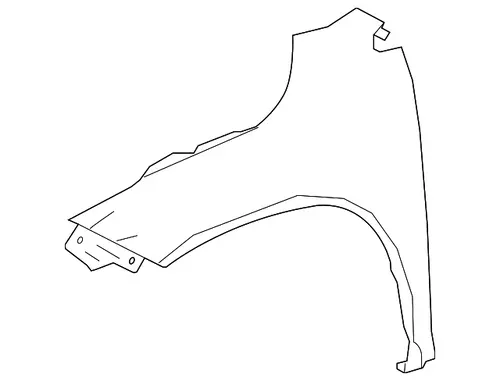 FENDER SUB-ASSY, FR 538020E060 TOYOTA / LEXUS