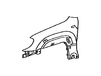 Крыло TOYOTA / LEXUS 53802-35620