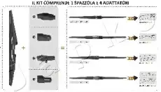 Щетка стеклоочистителя SJX35R JAPKO 350/14'' мм/"