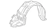 Подкрылок TOYOTA / LEXUS 5387553023