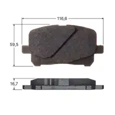 Тормозные колодки дисковые AVANTECH AV1027