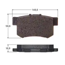 Тормозные колодки дисковые AVANTECH AV748