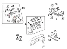 MEMBER S/A, FR SIDE, 5710248905 TOYOTA / LEXUS