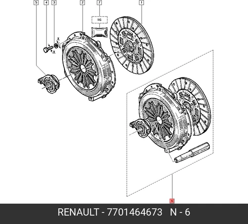RENAULT 7701464673