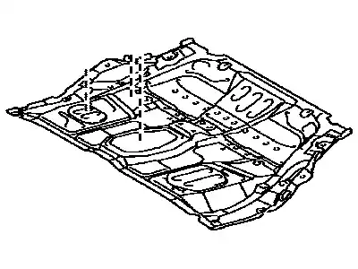PAN, CTR FLOOR 5821147090 TOYOTA / LEXUS