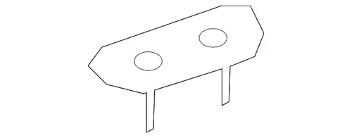 BRACKET, HOT AIR 5829830030 TOYOTA / LEXUS