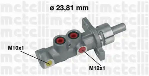 Цилиндр сцепления METELLI 05-0358