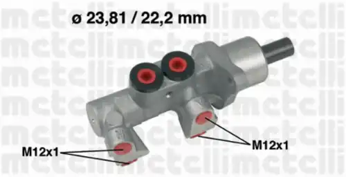 Главный тормозной цилиндр 05-0564 METELLI