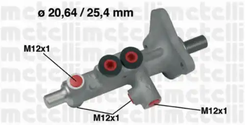 Цилиндр сцепления METELLI 05-0628