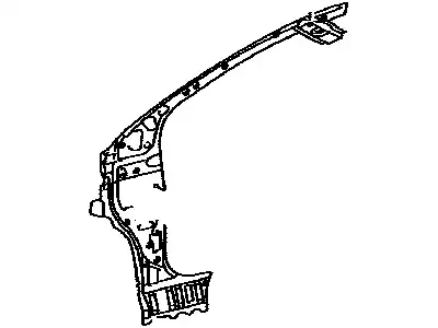 PILLAR SUB-ASSY, FR 6102352120 TOYOTA / LEXUS