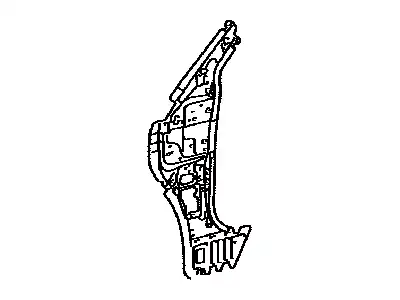 PILLAR SUB-ASSY, FR 61024-48020 TOYOTA / LEXUS