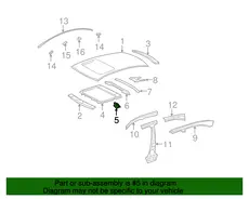 BRACKET, SLIDING 6128250020 TOYOTA / LEXUS