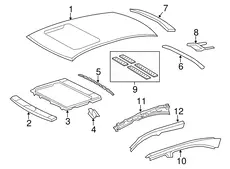 BRACKET, SLIDING 6128250021 TOYOTA / LEXUS