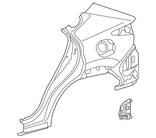 PANEL SUB-ASSY, QUAR 6160278011 TOYOTA / LEXUS