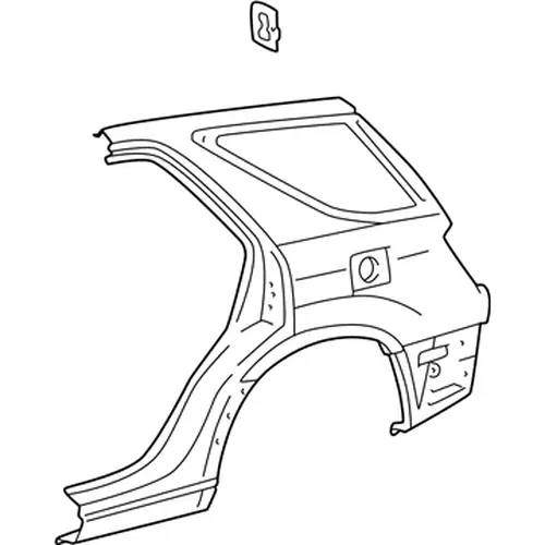 Крыло TOYOTA / LEXUS 6161248020