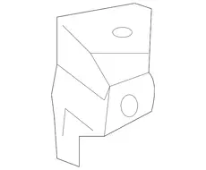 GUSSET, QUARTER 6164548040 TOYOTA / LEXUS