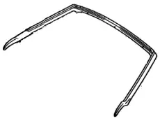 WEATHERSTRIP, 6325114050 TOYOTA / LEXUS