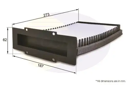 Салонный фильтр COMLINE EKF283