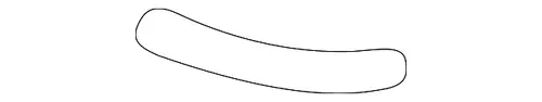 Уплотнитель двери TOYOTA / LEXUS 6483124010